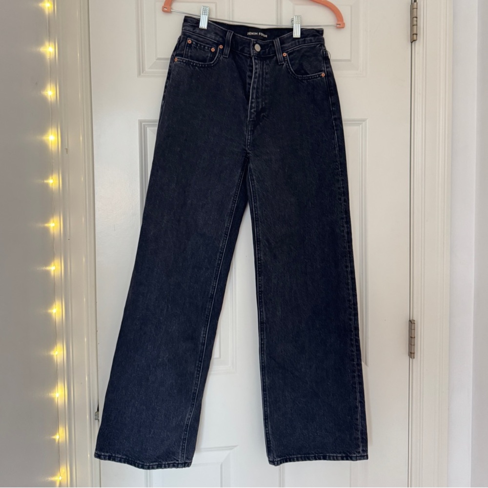 Levi's Black Wide-Leg Jeans